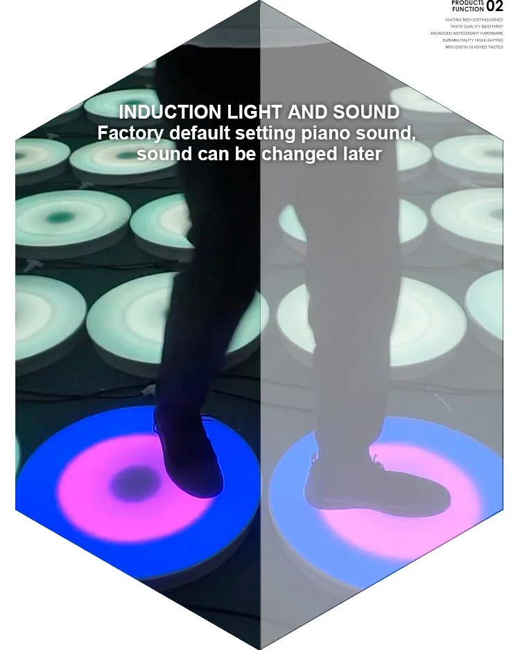 New Products Interactive Props Circle Led Disco Light