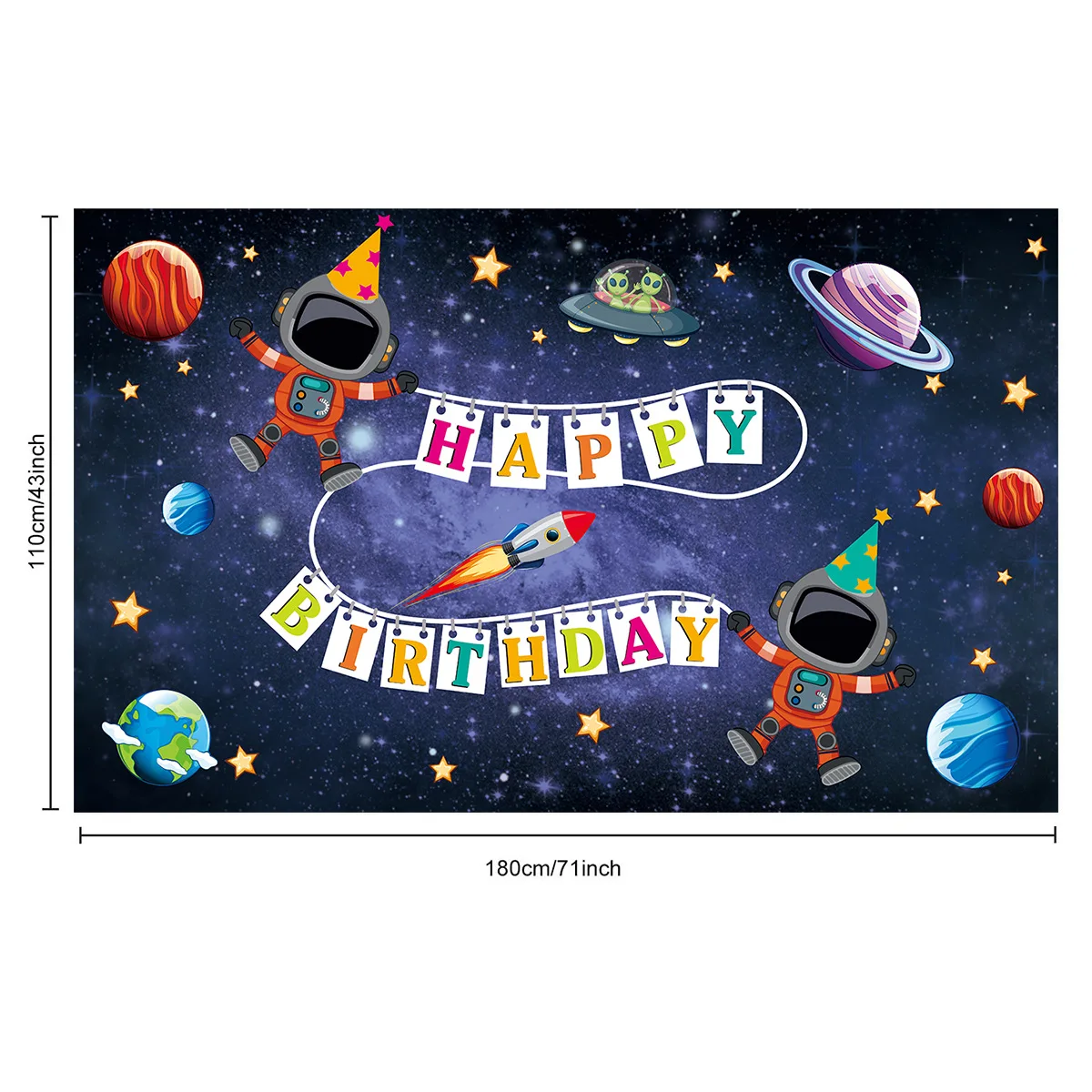 Happy birthday fabric banner backdrop photo photography background for boy girl