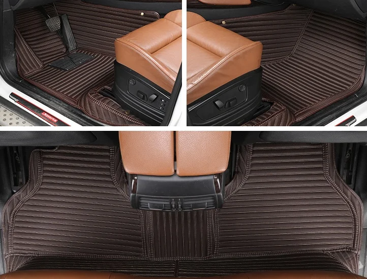 Factory Price Double Layer Leather 7D Car Mat High Quality 7D Car Floor Mats for JEEP-CRAND-CHEROKEE-2012-2021
