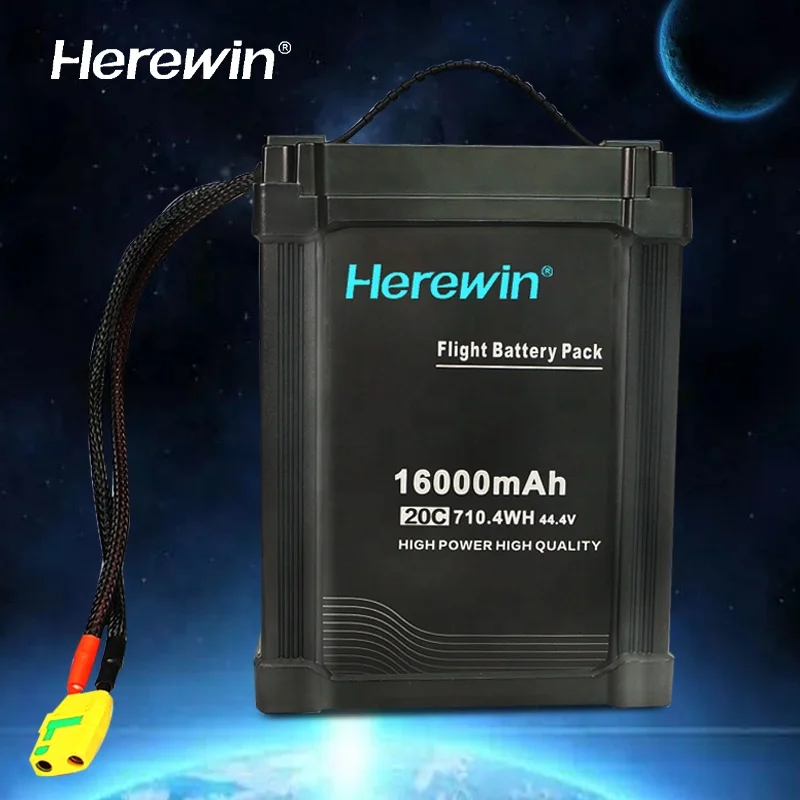 Herewin lifepo4 pack rechargeable batteries 22Ah 51.8V 20C 14series Tattu intelligent Li-ion cell battery for quadcopter drone