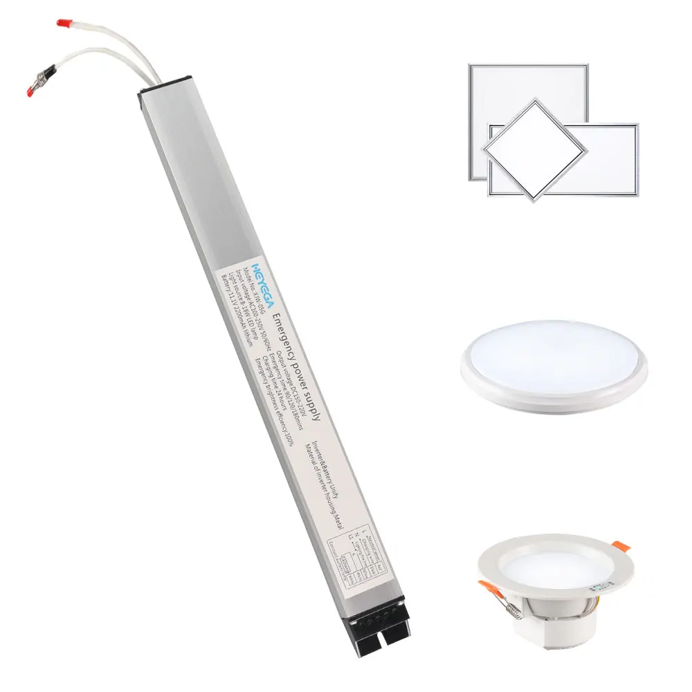 Advanced Technology 5-20W Powerland LED Emergency Backup Driver Dark Energy Metal LED Driver Supply for Emergency Lights