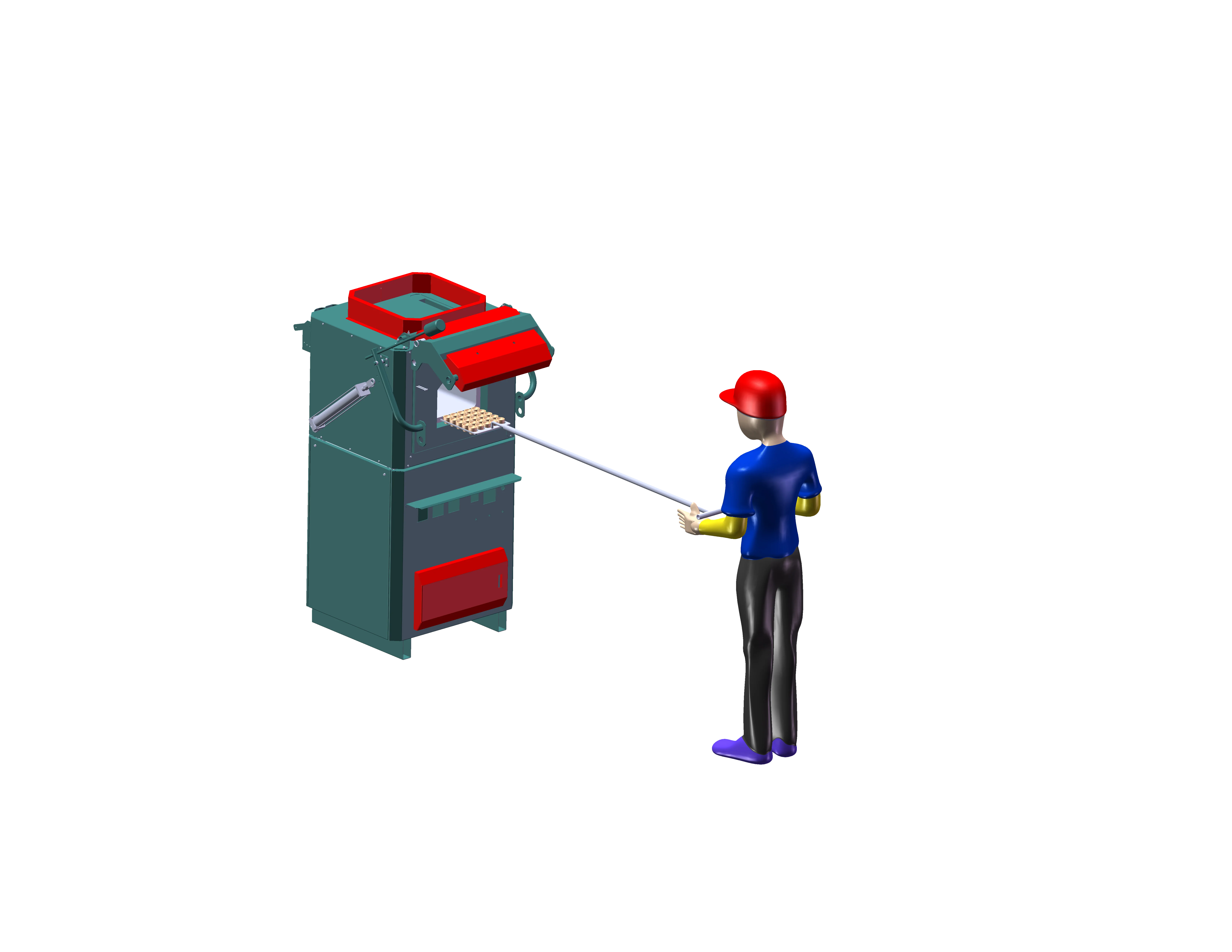 Electric Cupellation Muffle Furnace with lead exhaust flue for fire assay lab cupellation