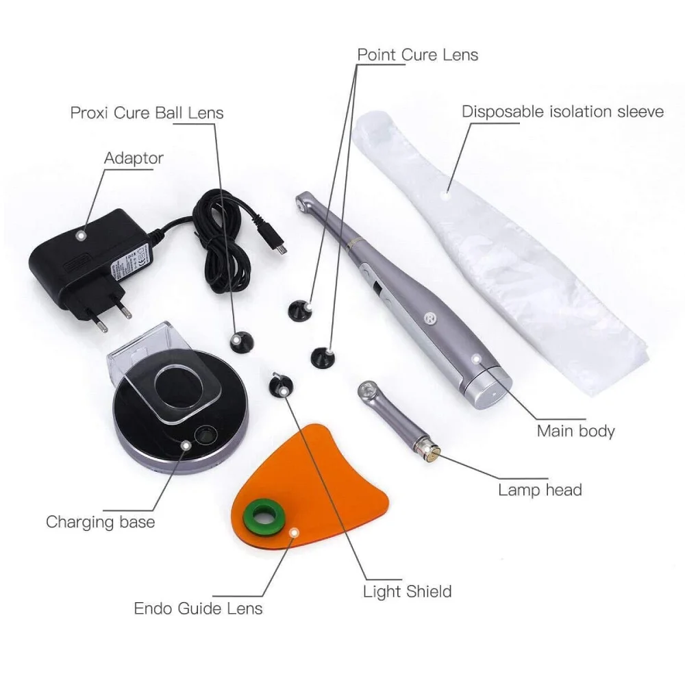 Другое стоматологическое оборудование обработка корневых каналов высокая мощность Новые поступления отверждающий свет 1 секунда стоматологические лабораторные принадлежности