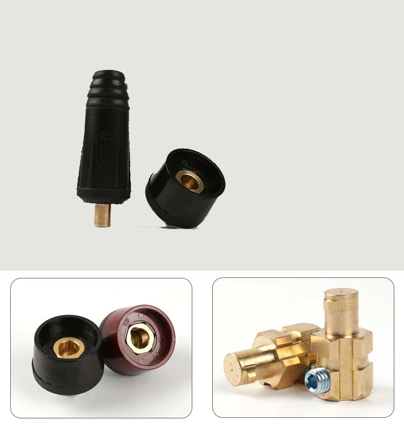 High quality Welded cable connector fast plug and socket DJK 10-25 25-50 Welding machine fittings