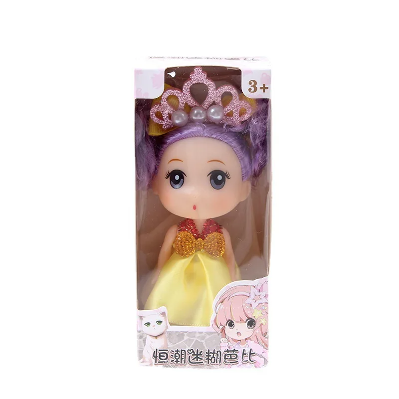 12cm Height Gift Box Good Sale Support Custom Package In China Fashion Baby Dress Doll Promotional Gift