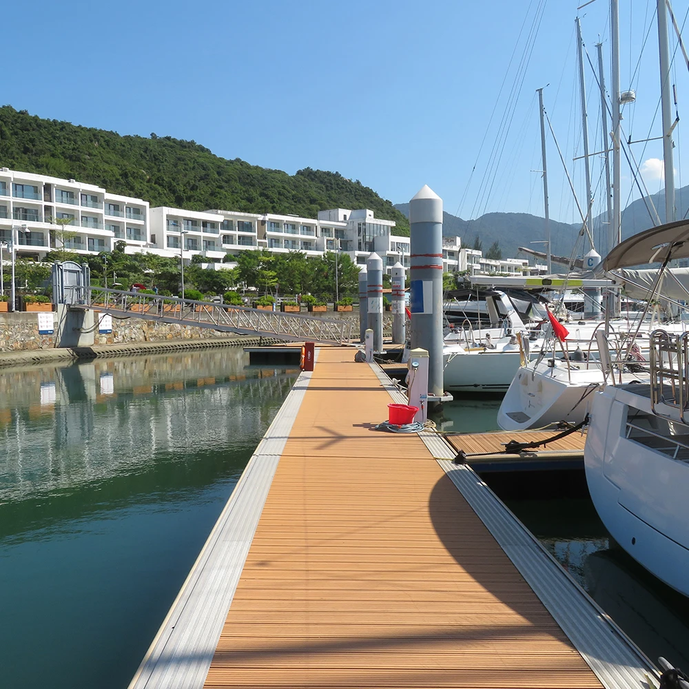 Floating Dock Manufacturer Marine Aluminum Floating Pontoon Walkway Plastic Boat Floating Dock For Sale