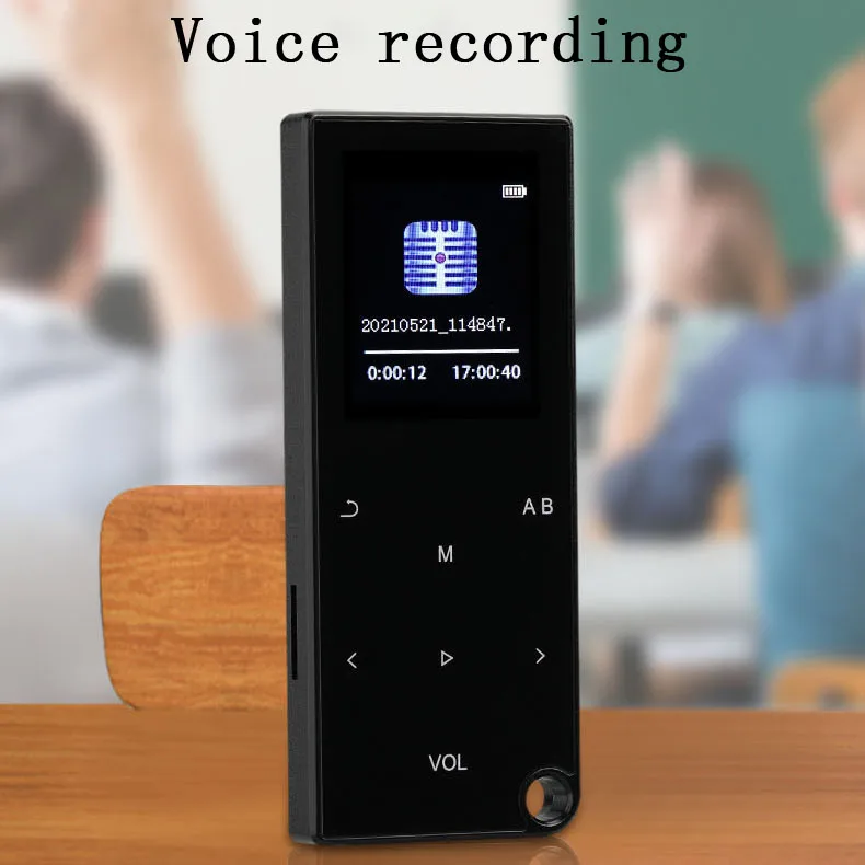 Оптовая продажа с фабрики металлический цифровой беспроводной аудио видео hifi мини MP3 MP4 музыкальный плеер сенсорной кнопкой экран 32