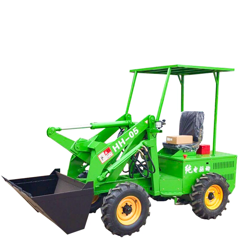 Factory Promotion Electric Mini 300/500kg loaders small front loader and wheel loader for sale