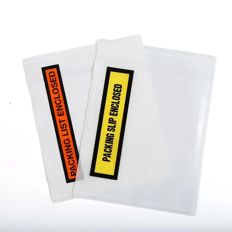 C6 Samoprzylepne koperty kurierskie na dokumenty z nadrukiem Packing list envelope for shipping C5 DIN lang CPP CPE film