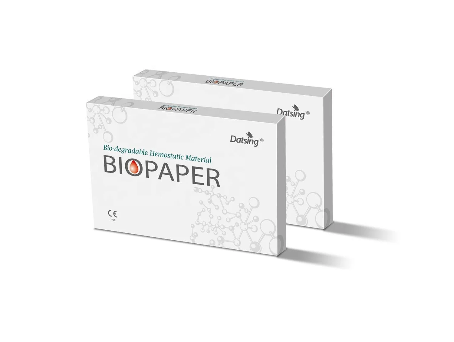 Craniotomy Surgical Operation Disposable Dual-Mechanism Hemostatic Biological gauze Anti-Adhesion Biopaper