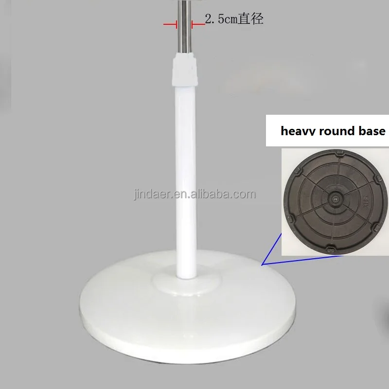 electric fan spare parts metal  plastic  tube and  400mm  430mm 450mm  round base