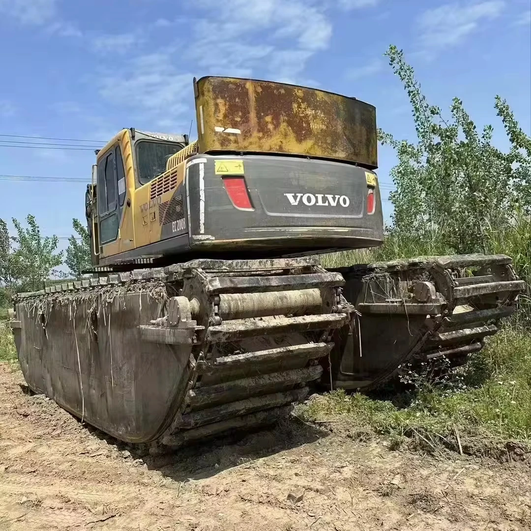 Высококачественные Подержанные экскаваторы VOLVO EC200B лодочный экскаватор экскаватор-амфибия промышленная строительная