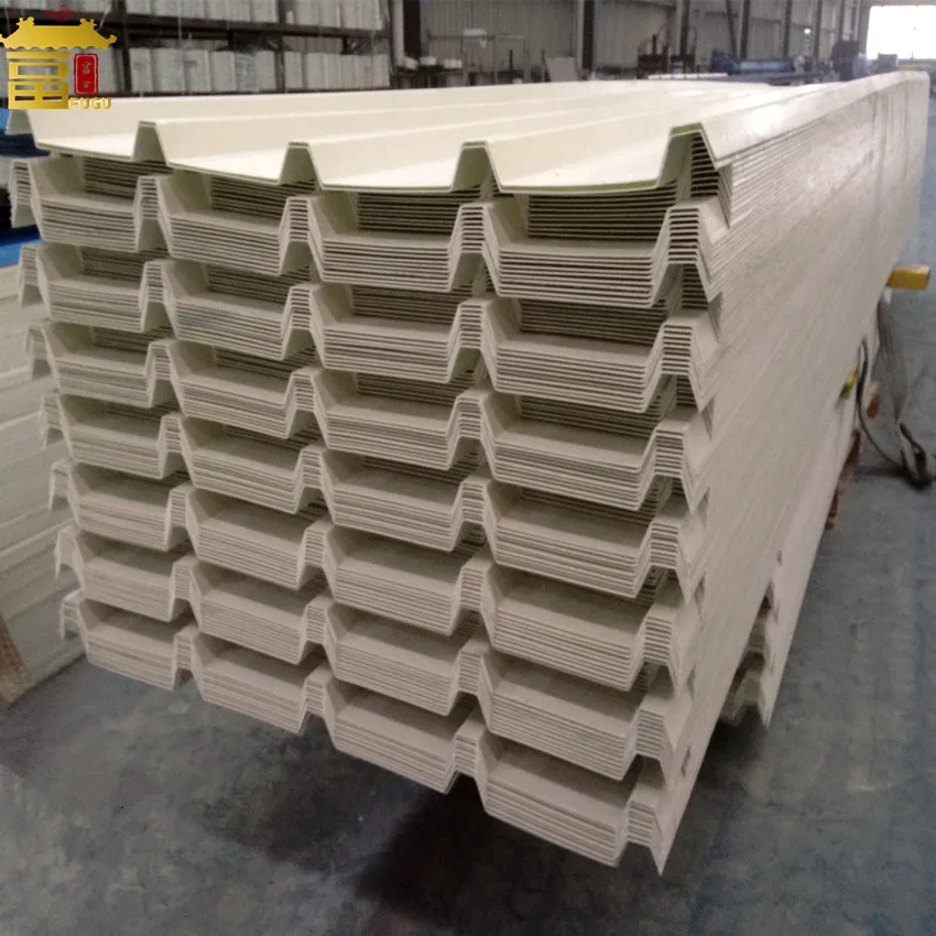 Chemical Factory Used Excellent Anti-corrosion 45 Years Lifetime FRP polyester Roof Tiles