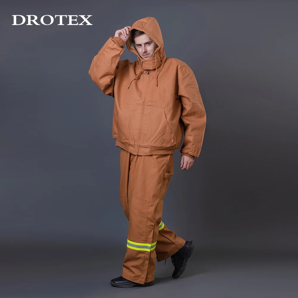 Comfortable Electric Jacket Pants Flame Retardant Workwear Reflective Work Suits For Men
