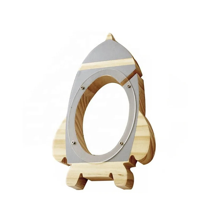 
Cute Wooden Money Box Wood Animal Money Bank Coin Piggy Bank Transparent Glass For Kids Children Gifts 