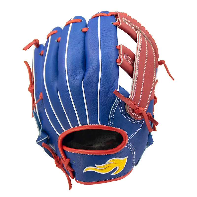 Hot selling softball gloves genuine leather leather softball gloves 13