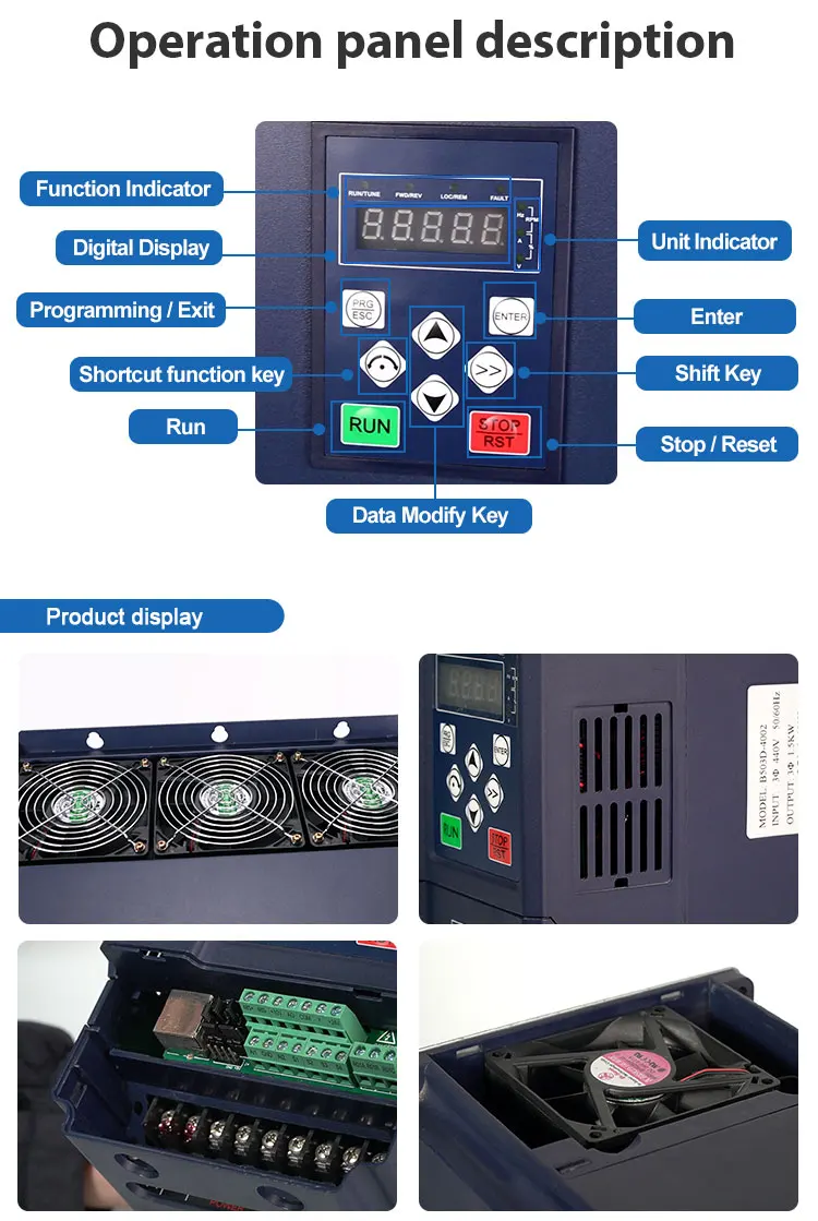 sensorless vector control inverter