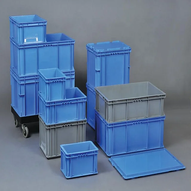 Hot sale Heavy Duty Stackable Container Storage pallet box & Bins Turnover box vega fruit eggs plastic crate