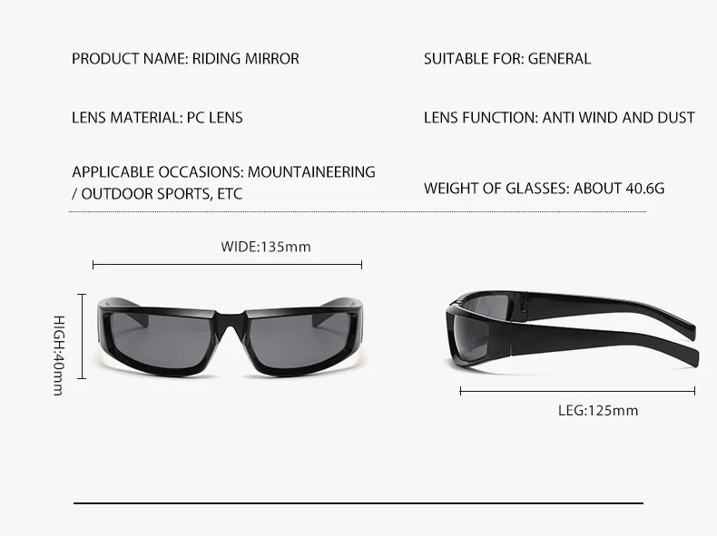 2024 New Arrivals Classic Vintage Sun Glasses for Men Women Sport Riding Climbing Running Outdoor Shades UV400 Sunglasses
