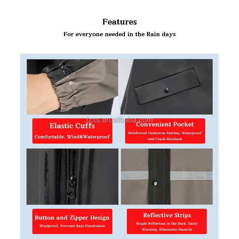 Fisherman Raincoat Waterproof rain overalls PVC rain coat Winter Jacket rain coats for adults custom raincoat