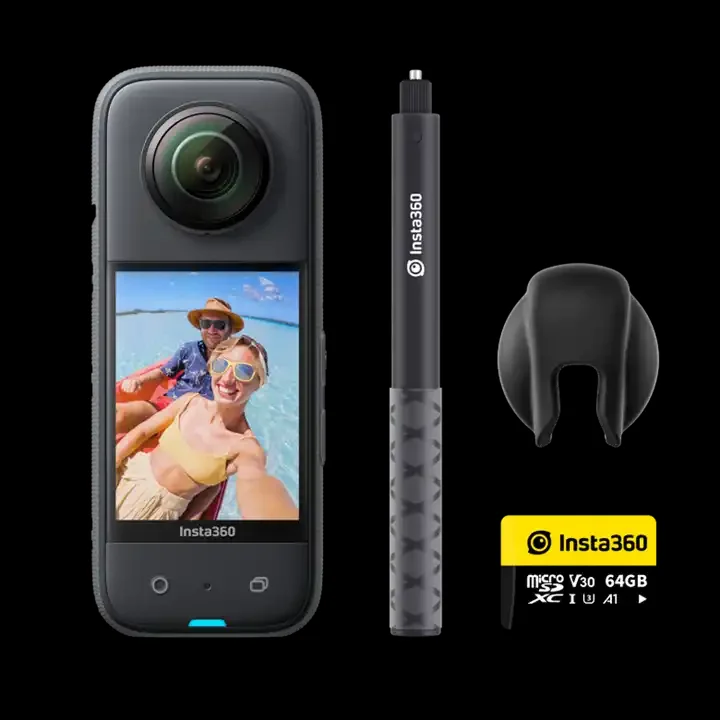 Insta360 X3 5.7K Active HDR Video Waterproof FlowState Stabilization 72MP Photo 360 degree Action Sports Camera