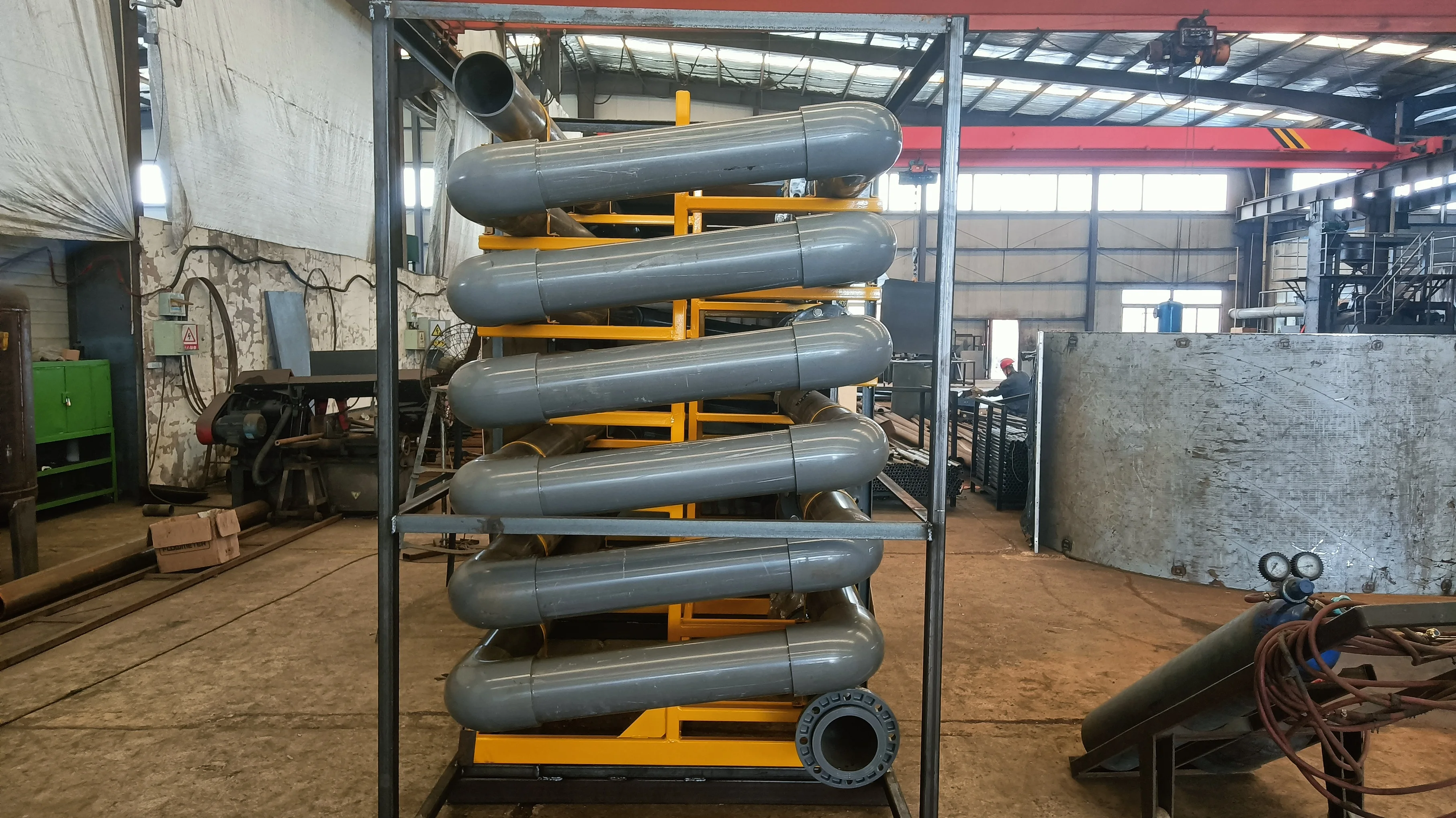 pipeline flocculation and coagulation static mixer pipe