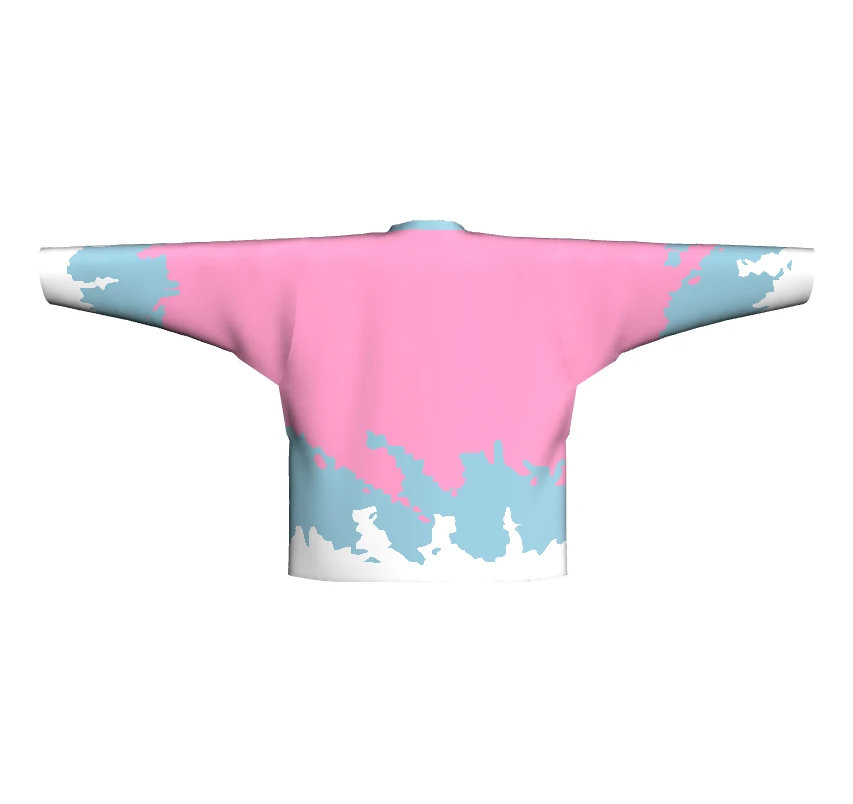 high quality pink custom women ice hockey jersey suit