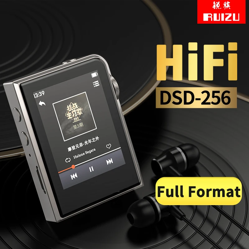 2023 Новый A58 Hi-Fi Bluetooth музыкальный MP3-плеер портативный цифровой аудиоплеер Hi-Res DSD256 металлический Walkman с эквалайзером