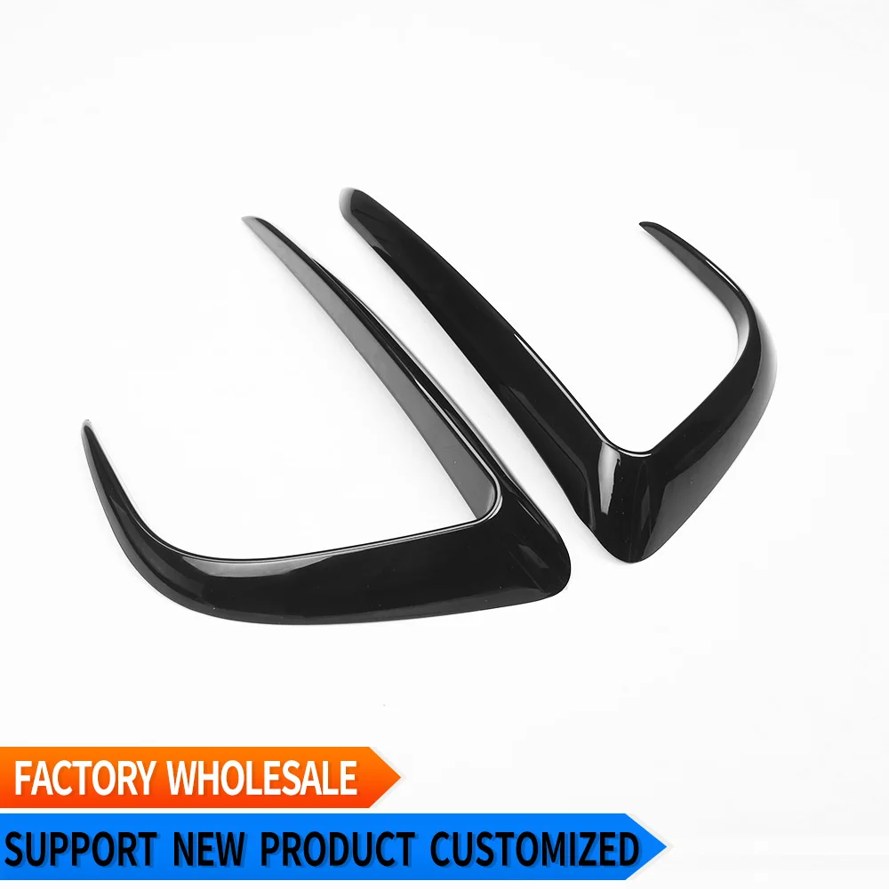 Carbon  Fiber Fog Light Trim Eyebrow Trim Front Fog Light Cover  fit for 2020-2022 tesla Model Y Decorative Accessories