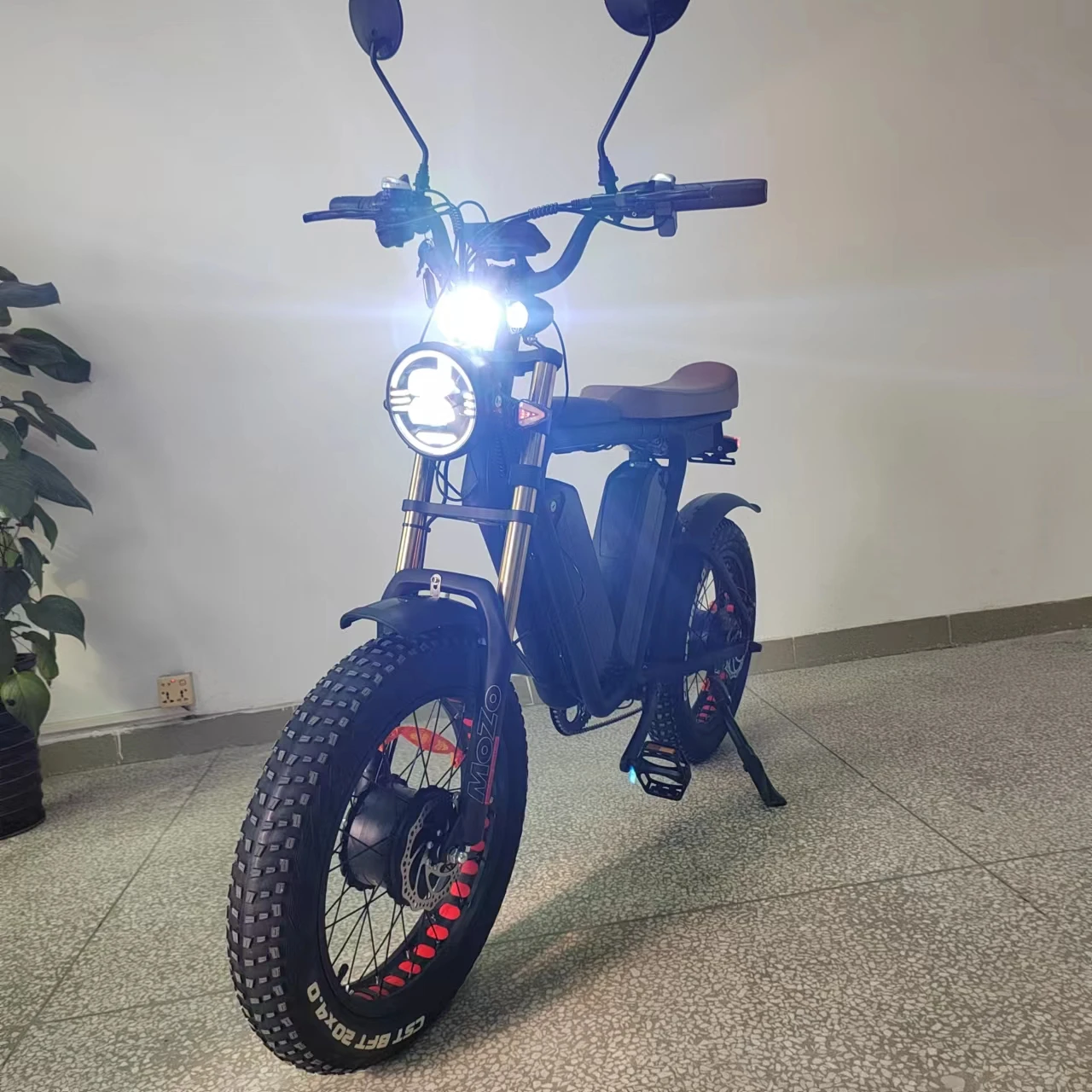 Electric Bike 1000w 48v*2   Dual Motors  22ah*2  Dual Batteries Oil brake  Fast Electric Bike Sports  Electric Fat Tire Bike