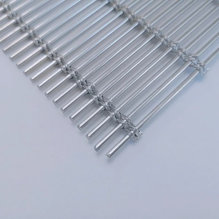 Facade Mesh same as Omega 1520 Architectural Metal Fabric SS316 Cable Mesh
