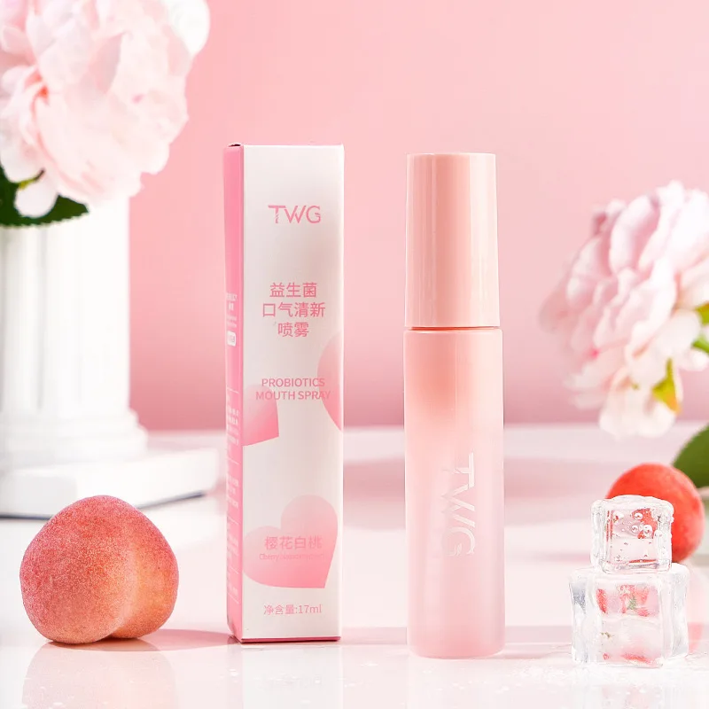 Wholesale Oral Spray Portable Mouth Spray Fruit Flavor Oral Care Breath Spray Fragrance 3 Scents Mini Breath Refresher Mouth