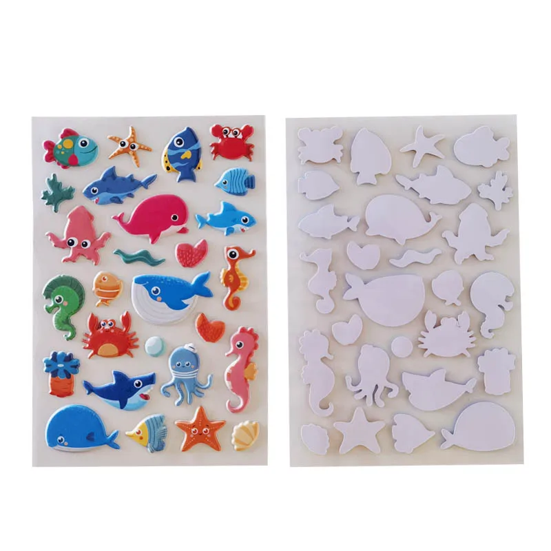 Factory Direct Sales Puffy Sticker For Kids Bubble Stickers For Kids