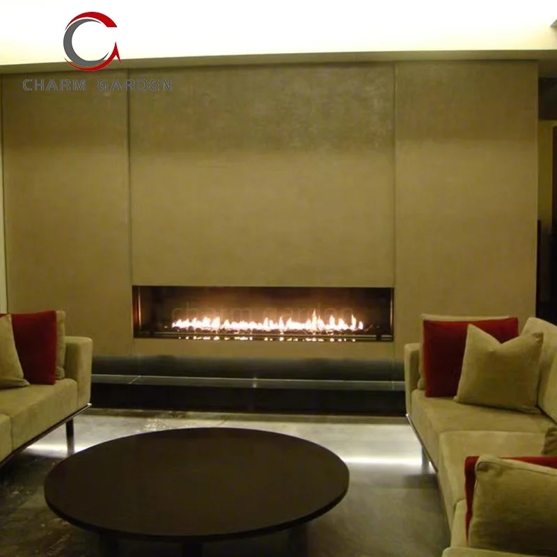 Modern Real Fire Natural Gas Liquefied Gas Indoor Stoves Fireplaces with Remote Control