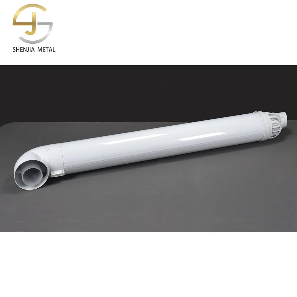 Condensing chimney vent pipe 100/60 co-axial outer pipe aluminum inner pipe PP foreign trade exclusive