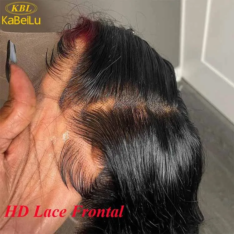 Wholesale Thin Transparent HD Lace Frontal Vendors Virgin Human Hair Frontal 13x4 13x6 HD Lace Frontal Closure With Baby Hair