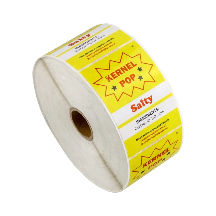 Hot Etiquette Round Rainbow Reflection Logo Silver Holographic Sticker Paper