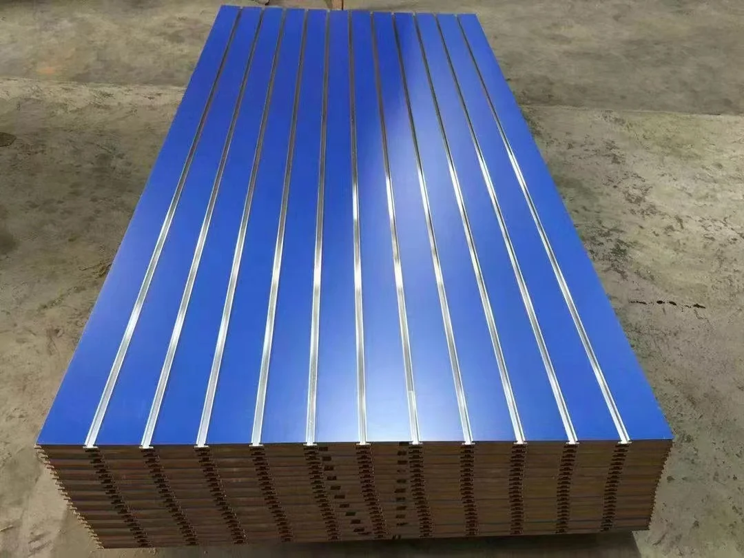 Cabinet grade plywood slotted wood veneer mdf board 18mm