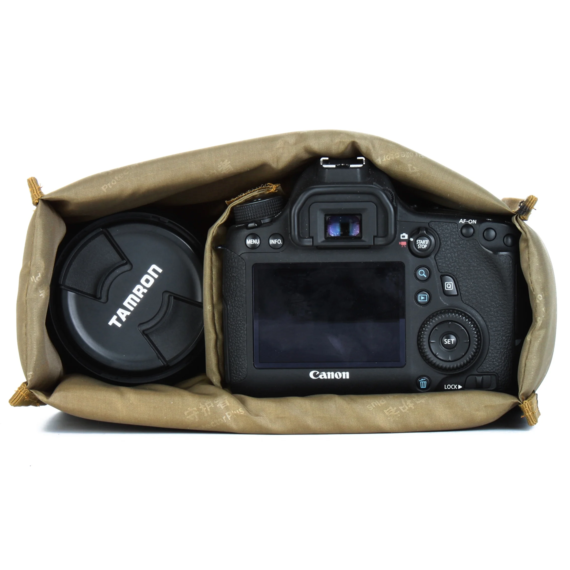 Складная нейлоновая сумка для объектива Canon Nikon, доступны два размера