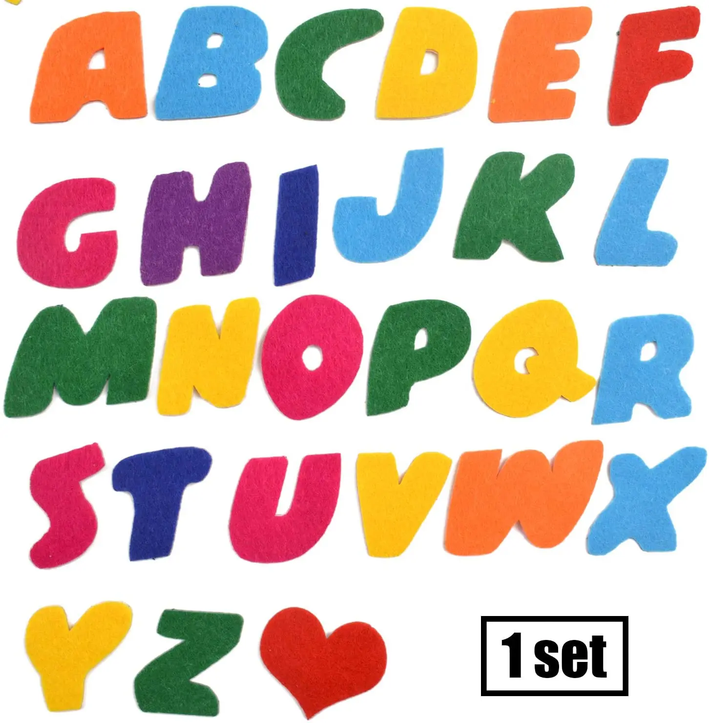 
Toddler Montessori Educational Toys Self Adhesive Felt Letter Mexican Uppercase Alphapet Felt Letters for DIY Crafts quiet book 