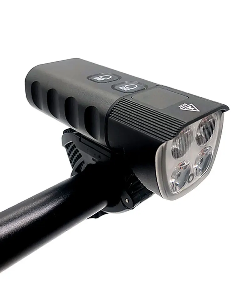 Highlight Bike Front Light Waterproof 1600 Lumens Bicycle Headlight with Low-high Beam Light Switch
