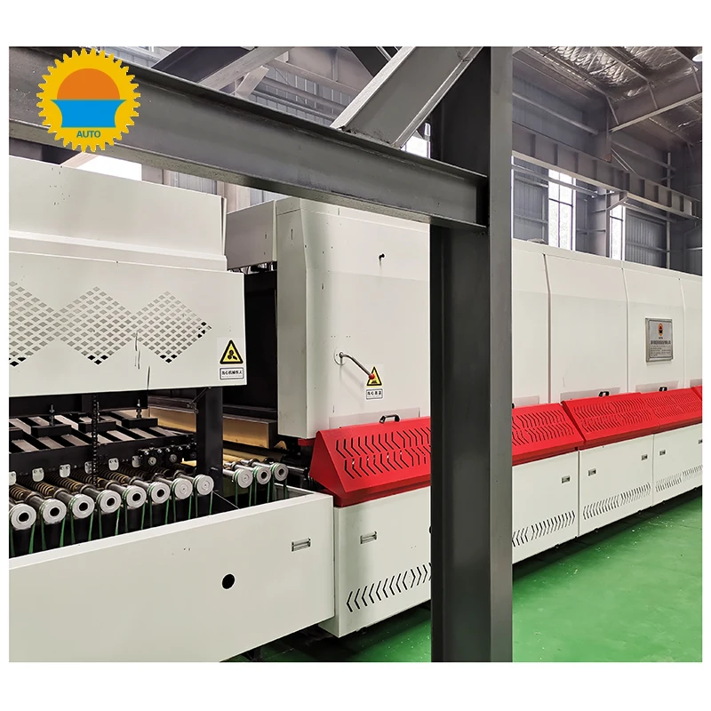 Hot sales AOTU factory flat and bending glass tempering furnace machine