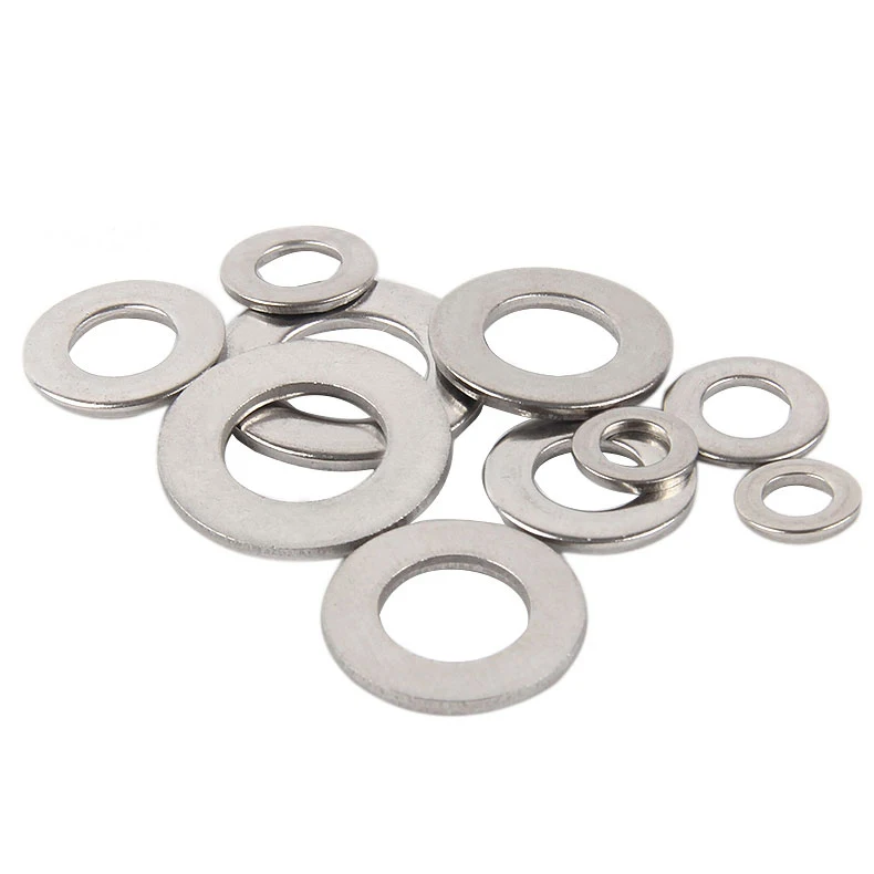Customized Size  Material Durable Washers Flat Washer Stainless Steel washers SS304 SS316 A2-70