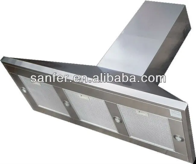 1600m3/hr powerful air flow twin copper motors kitchen extractor range hood canopy
