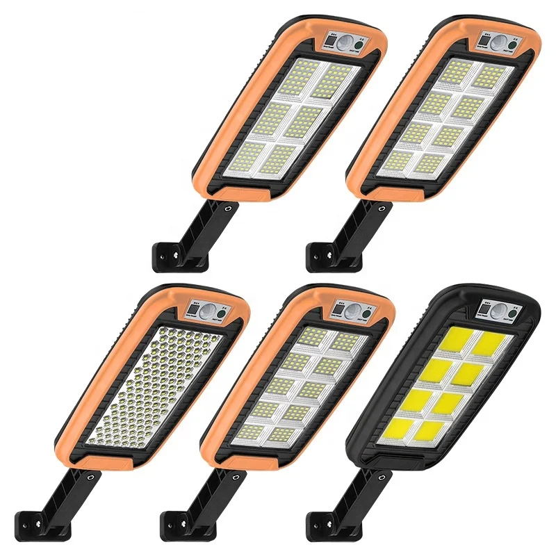 10 Grid Solar wall lamp human body sensing outdoor garden lamp waterproof wall lighting Remote Control small street lamp