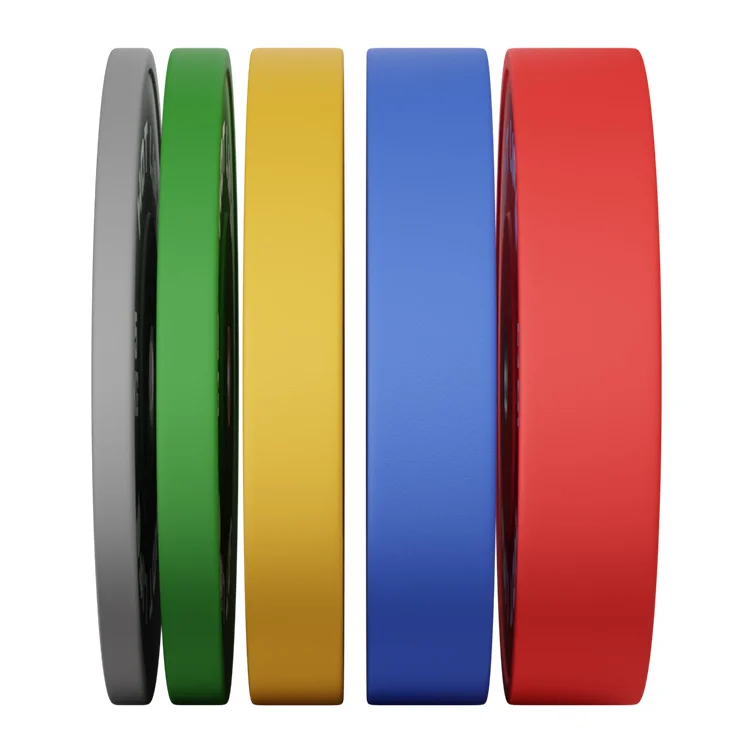 Wholesale Custom Competition Rubber Bumper Plates Set Weightlifting Calibrated Color Barbell Weight Plate