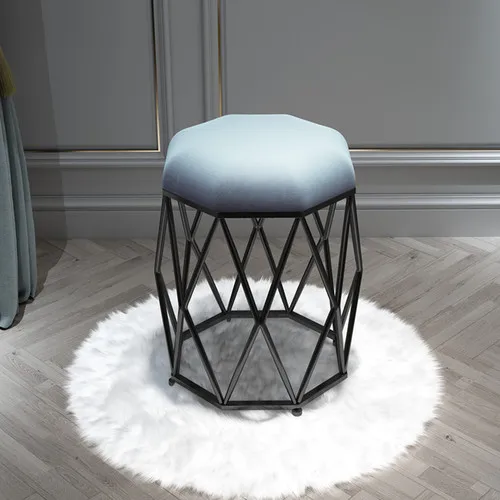 Modern Manicure Makeup Soft Chair Nordic Ins Dressing Stool Home Furniture Shoe Changing Stools Living Room Ottomans