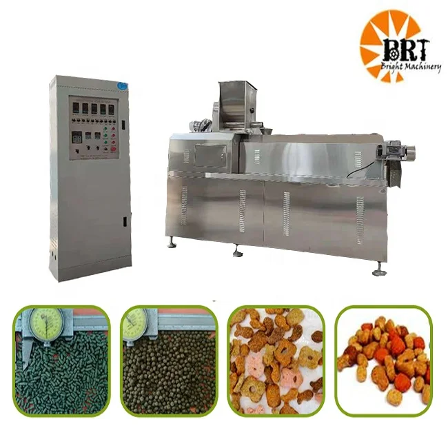 fish floating feed manufacturing machine fish food extruder line for production