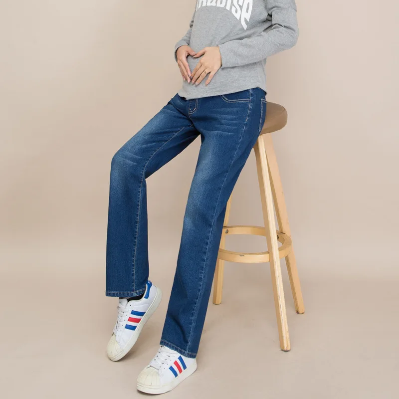 custom ladies high quality jeans stretch skinny fit maternity denim pants womens customized maternity jeans pregnant