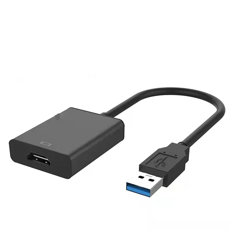USB to H D Adapter USB 3.0 to HDTV 1080 P Video Graphics Cable Converter for Multiple Monitors